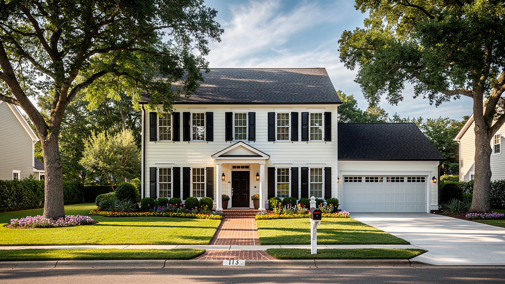 Classic colonial single-family home in Port Washington