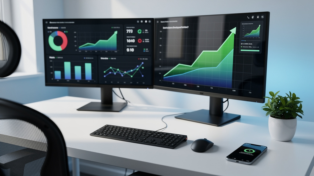 Analytics dashboard showing content automation performance metrics