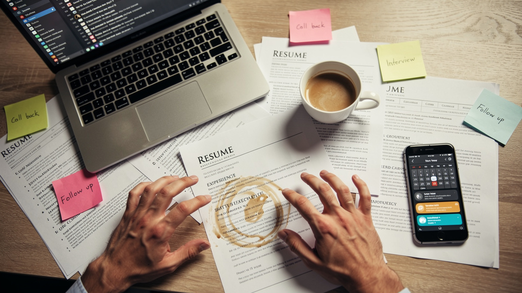 Overwhelmed recruiter managing a manual hiring process before recruitment automation