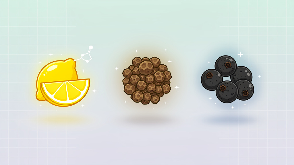 Terpene profile illustration showing myrcene limonene caryophyllene