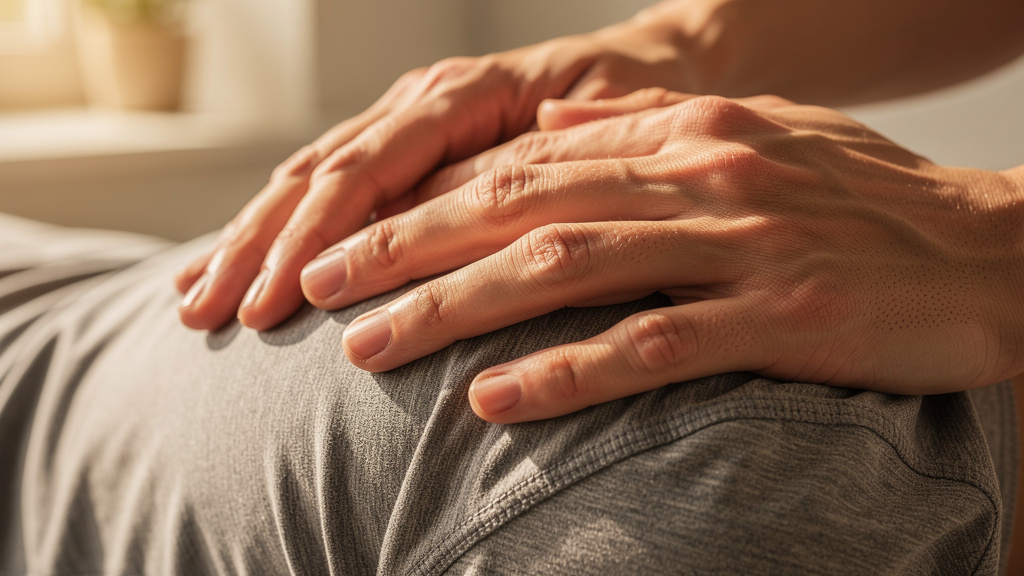 Technique de pression manuelle du massage Shiatsu