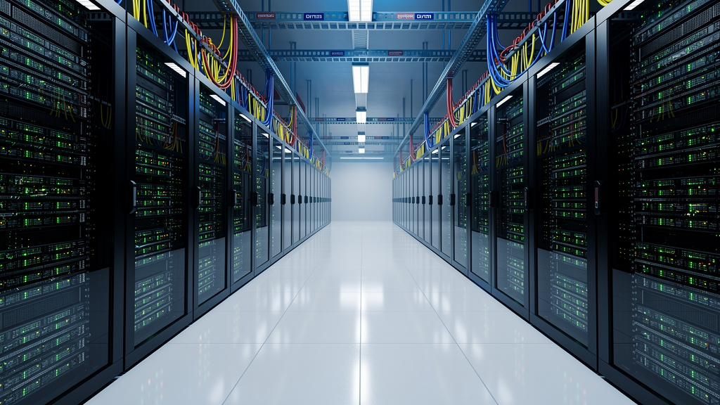 Enterprise data center with organized infrastructure