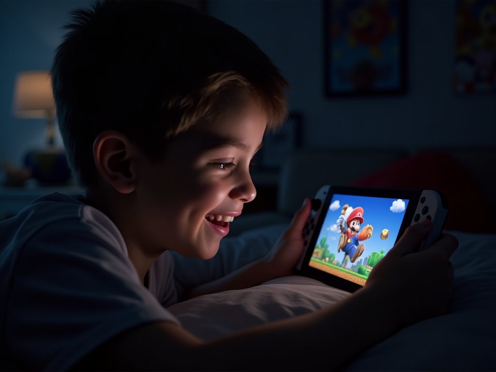 Tarjeta SanDisk 256GB para Nintendo Switch insertada en la consola, lista para jugar.