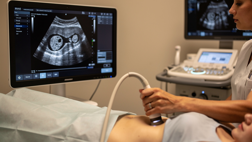 Ultrasound monitoring of follicle development during IUI cycle