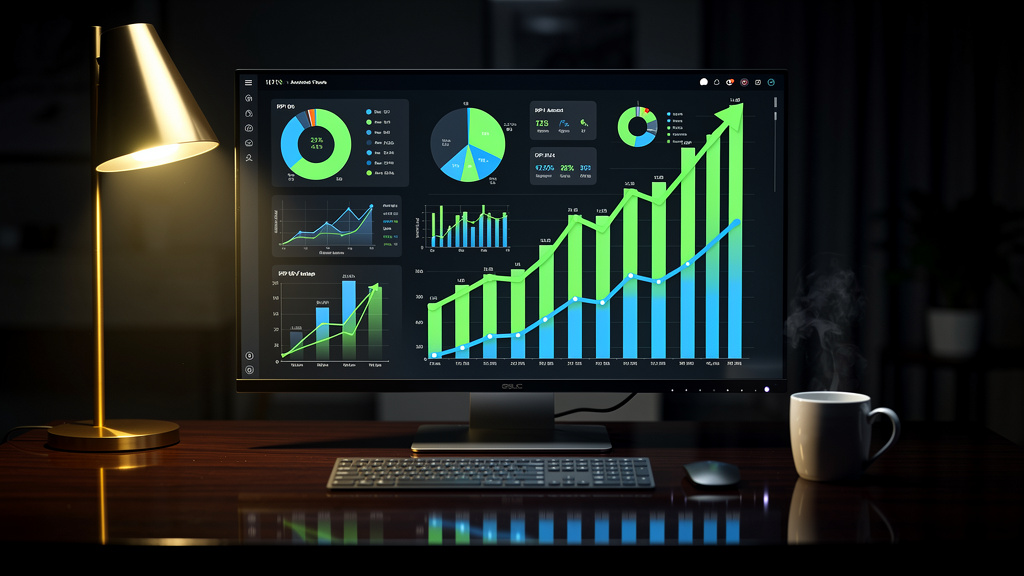 Sales performance dashboard displaying key metrics and analytics
