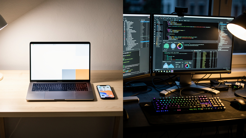 Comparing simple and complex automation tool setups