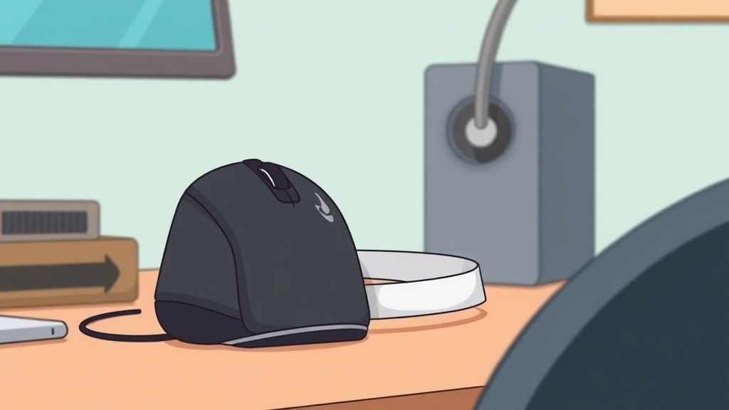 مقلب الفأرة المعطلة - مقلب مكتبي سهل - خطوة 5: تأكد من لصقه بشكل مسطح وغير ملحوظ...