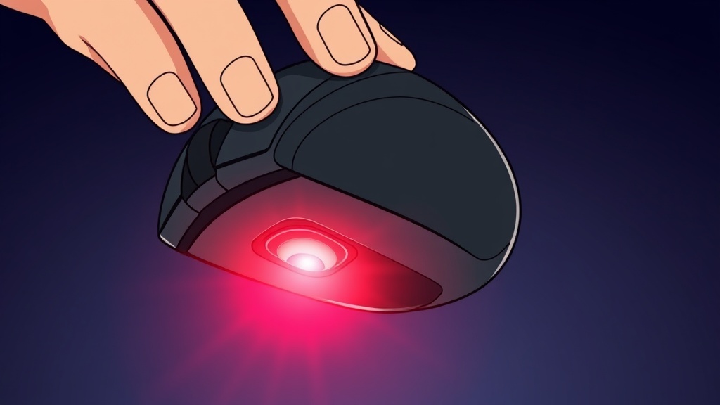 مقلب الفأرة المعطلة - مقلب مكتبي سهل - خطوة 2: اقلب فأرة الكمبيوتر لتكشف المستشعر في الأسفل...