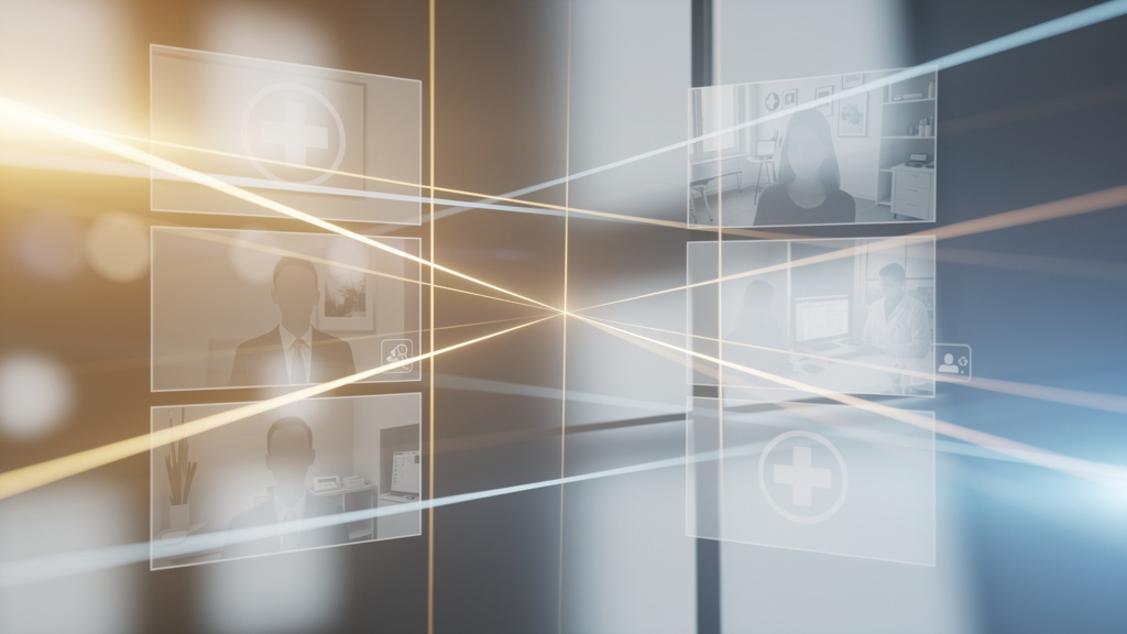 Abstract representation of structured PESCI interview preparation environment