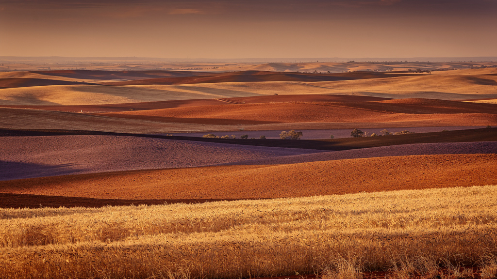 Abstract representation of rural and remote Australian landscapes