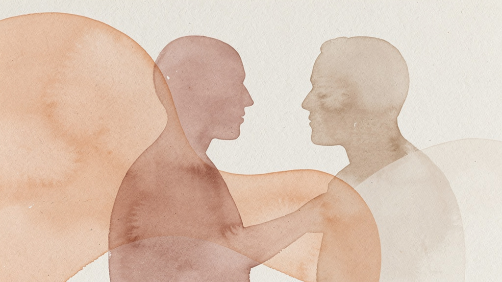 Abstract forms representing patient communication and cultural understanding