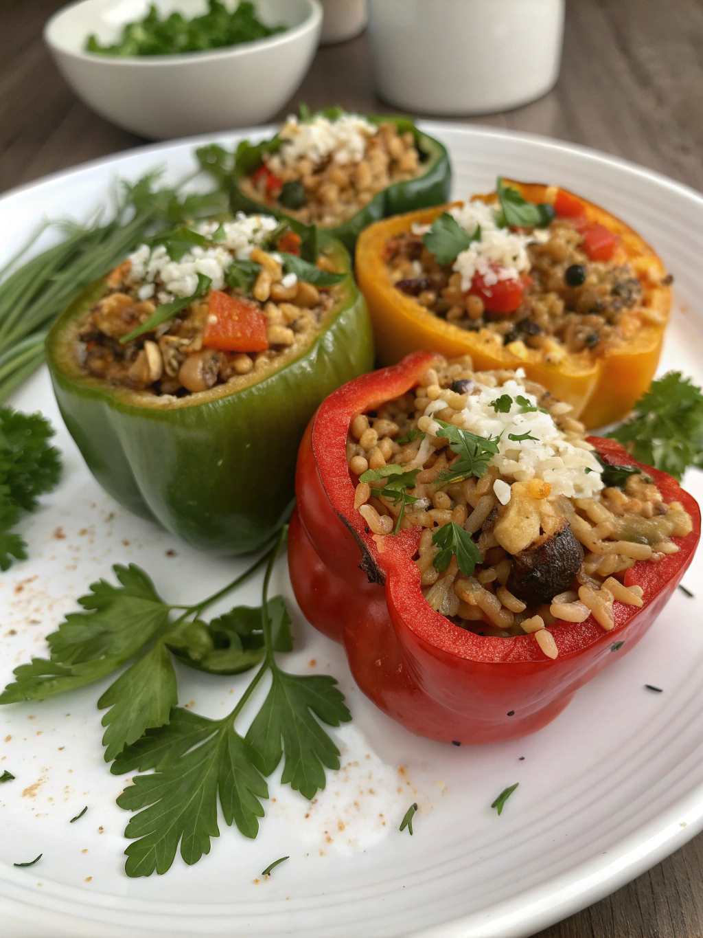 Vegetarian Stuffed Peppers