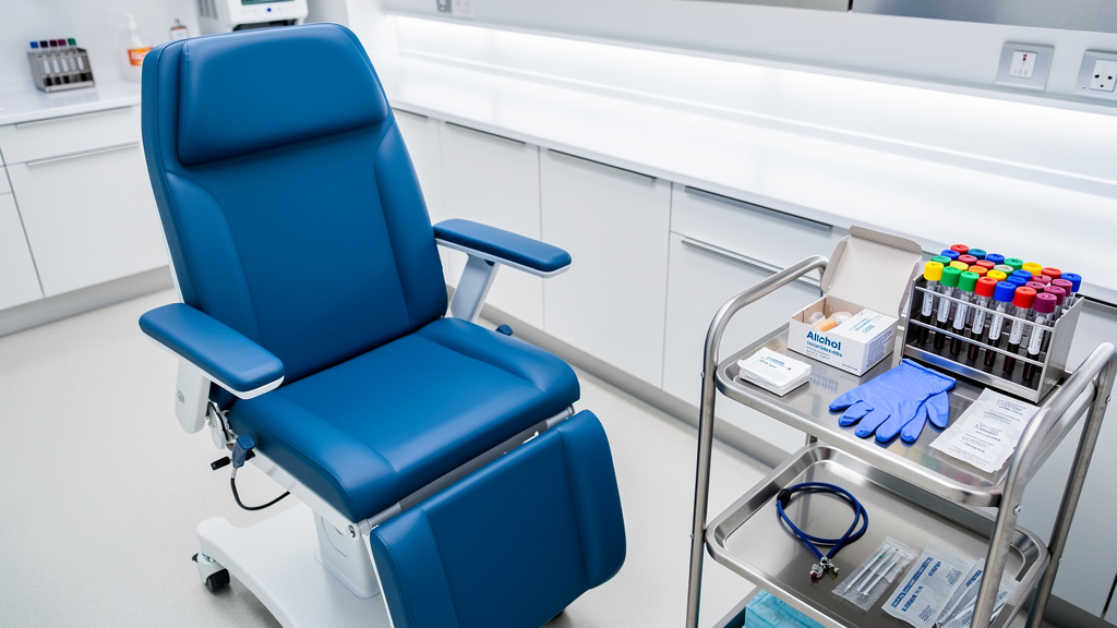 Professional hormone testing laboratory setup