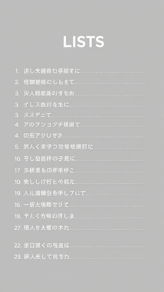 Lists image
