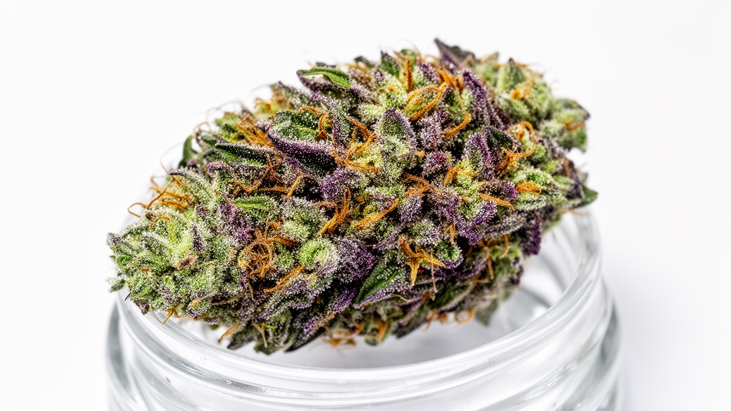 High-quality AAAA+ cannabis flower with dense trichomes