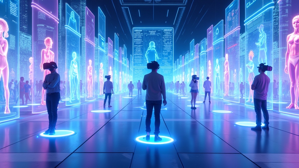 Usuarios de realidad virtual en VRChat reaccionando al cierre de la plataforma de avatares Ready Player Me