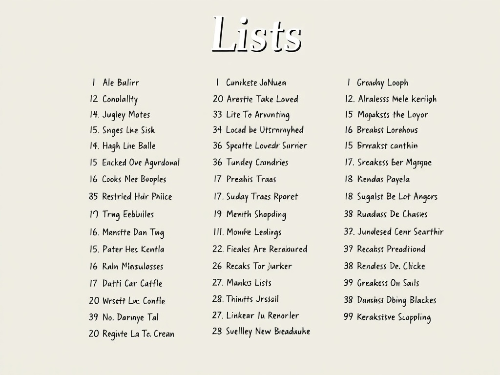 Lists image
