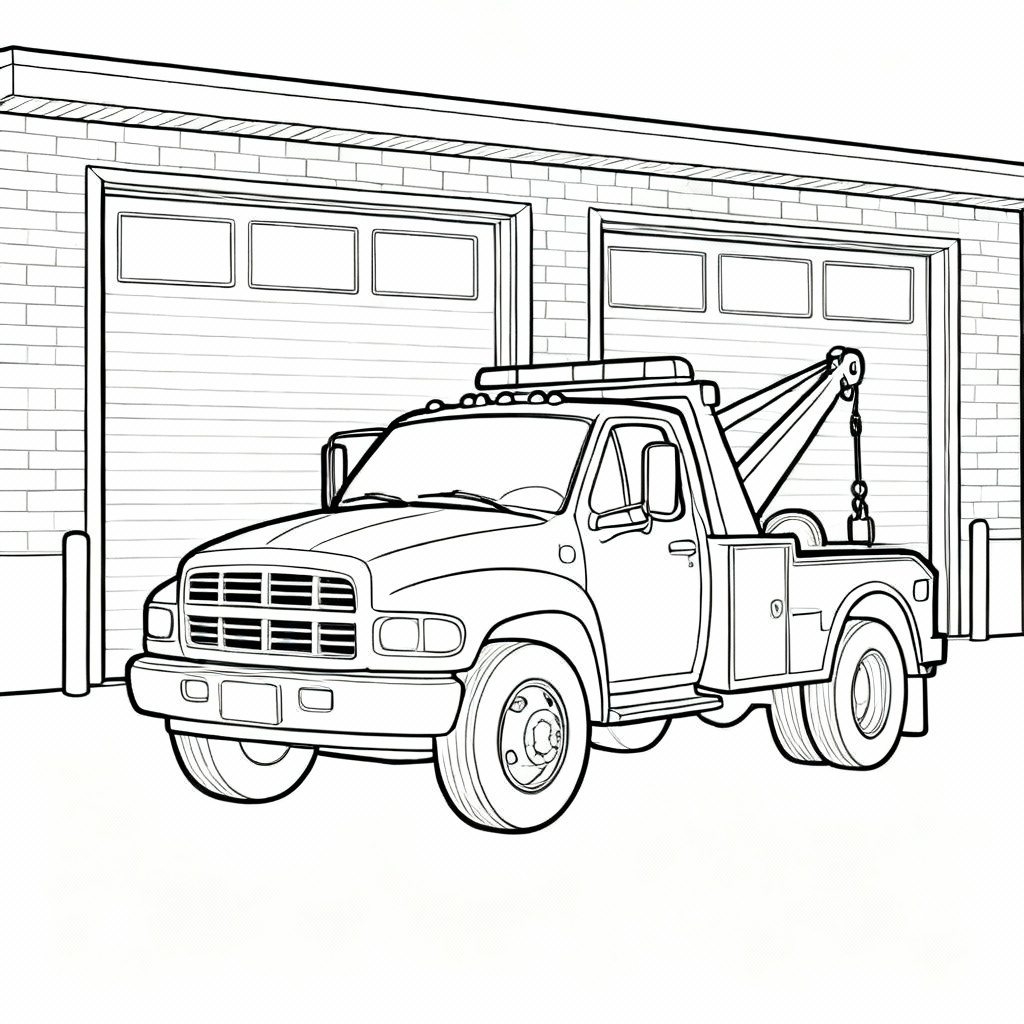 Fire Drill Coloring Page