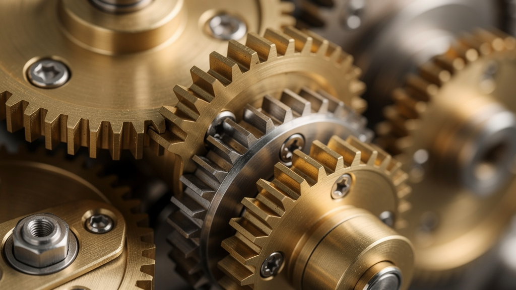 Mechanical gears representing automated workflow orchestration for Threat Intelligence Automation