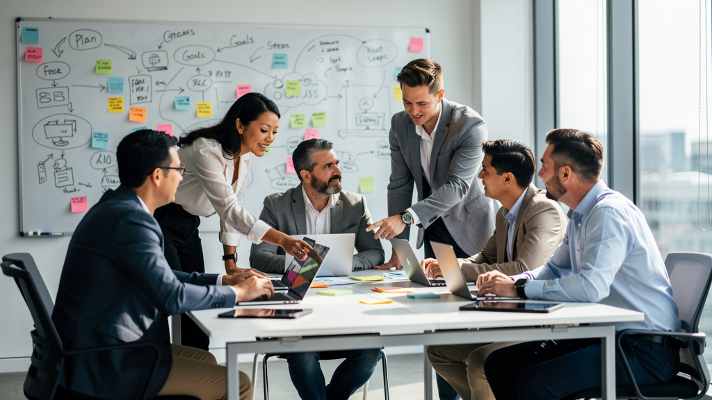 Security team collaborating on automation implementation strategy