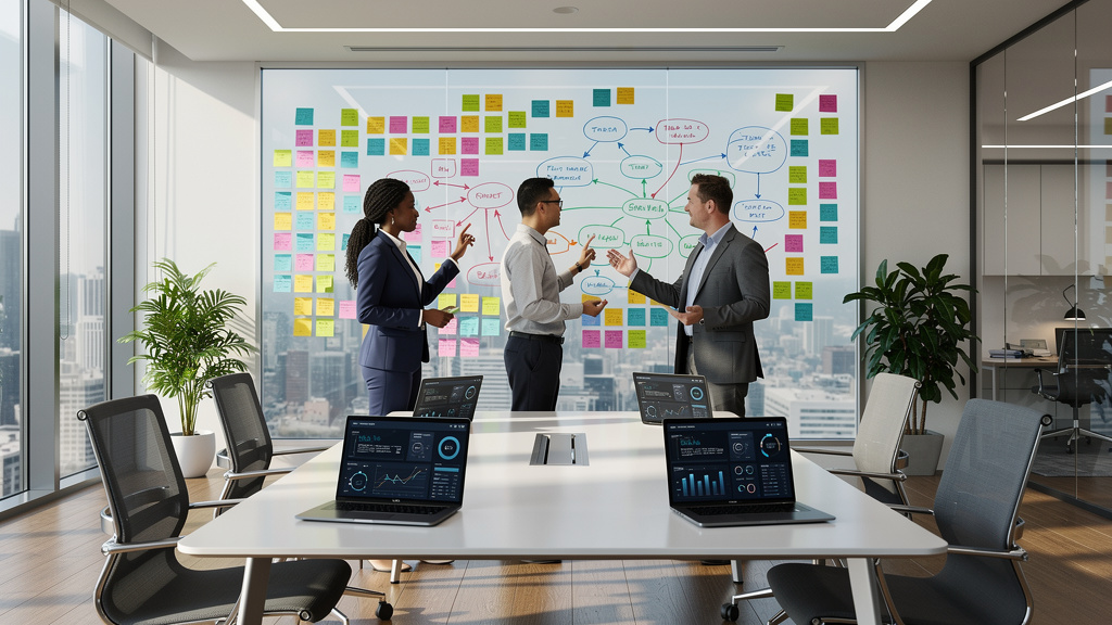 Team calculating ROI for cybersecurity automation implementation