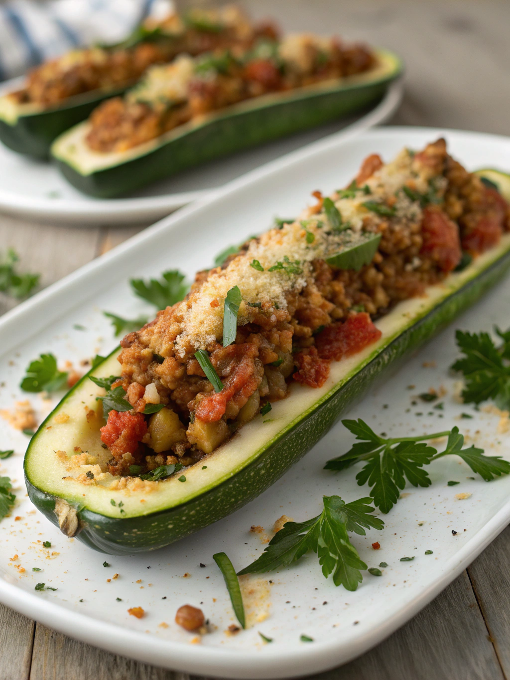 Stuffed Zucchini