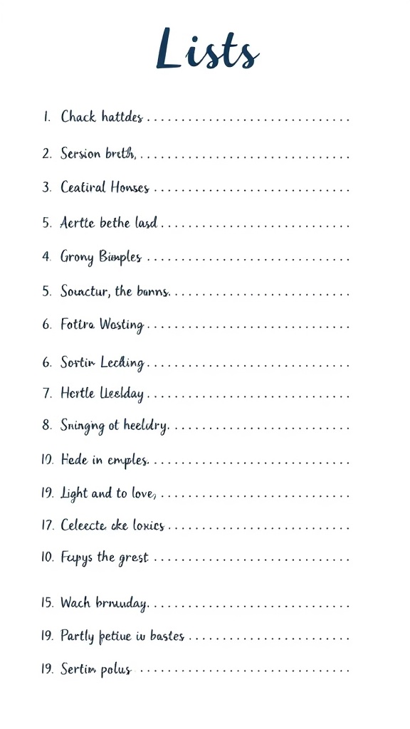 Lists image