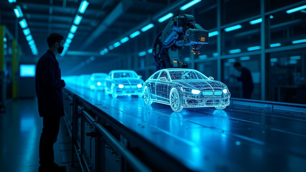 Techman Robot Inspección IA Alta Velocidad en funcionamiento