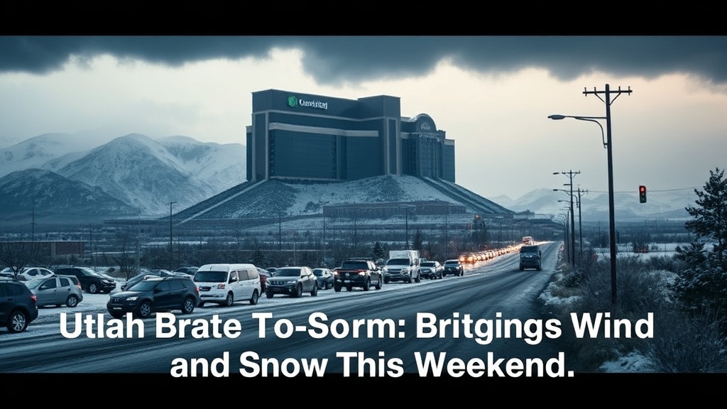 Utah Braces for Two Storms Bringing Wind and Snow This Weekend