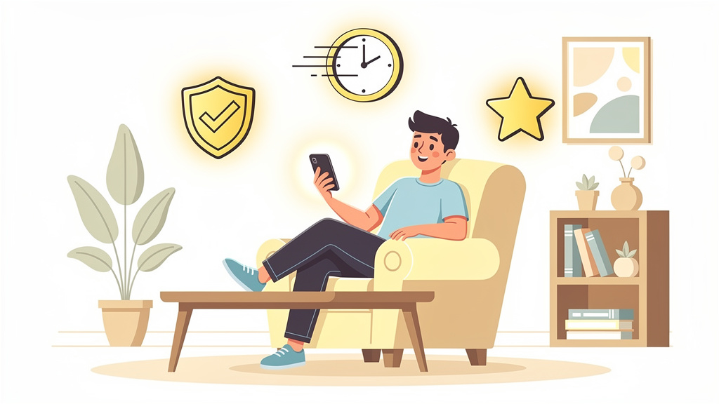Private and convenient home cannabis ordering experience
