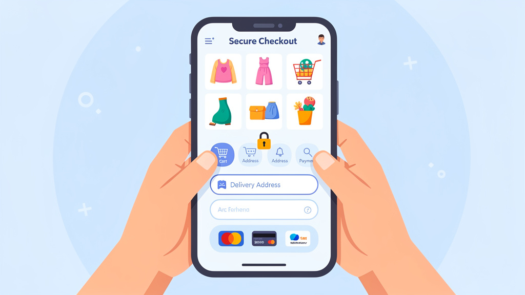 Mobile phone checkout process for online cannabis ordering