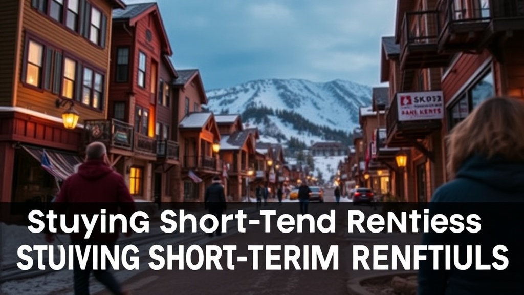 Studying Short-Term Rentals: Impacts on Park City Ski Community