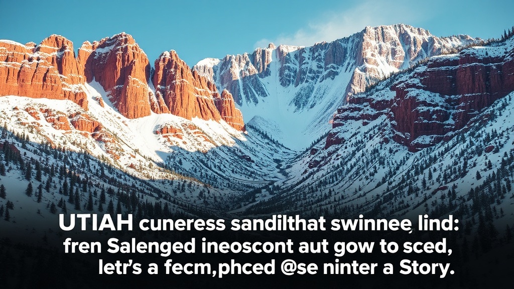 Utah Experiences Historic Low Snowpack Before Significant Winter Storm