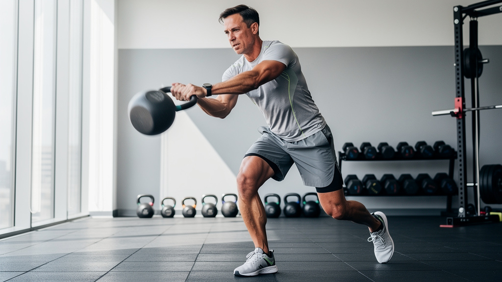 Athlete demonstrating strength and endurance during workout