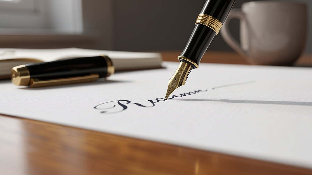Careful writing practice demonstrating attention to detail