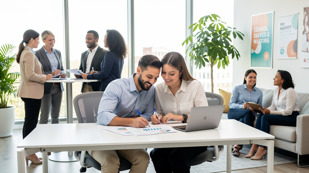 HR team supporting employee onboarding and development