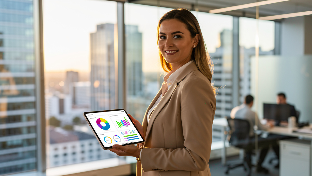 Professional demonstrating digital AI skills confidence