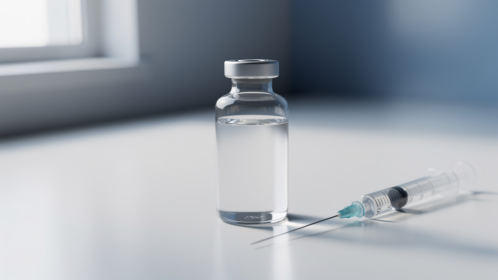 NAD+ injection preparation in clinical setting