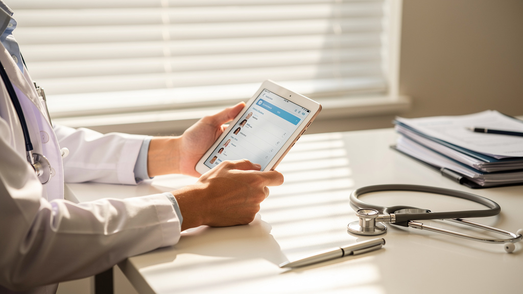 Doctor consulting with patient about supplements