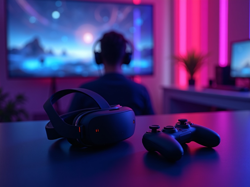 Experiencia inmersiva con Meta Quest 3 utilizando un kit completo de accesorios de protección