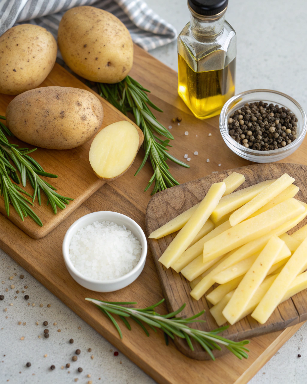 Crispy Air Fryer French Fries Ingredients