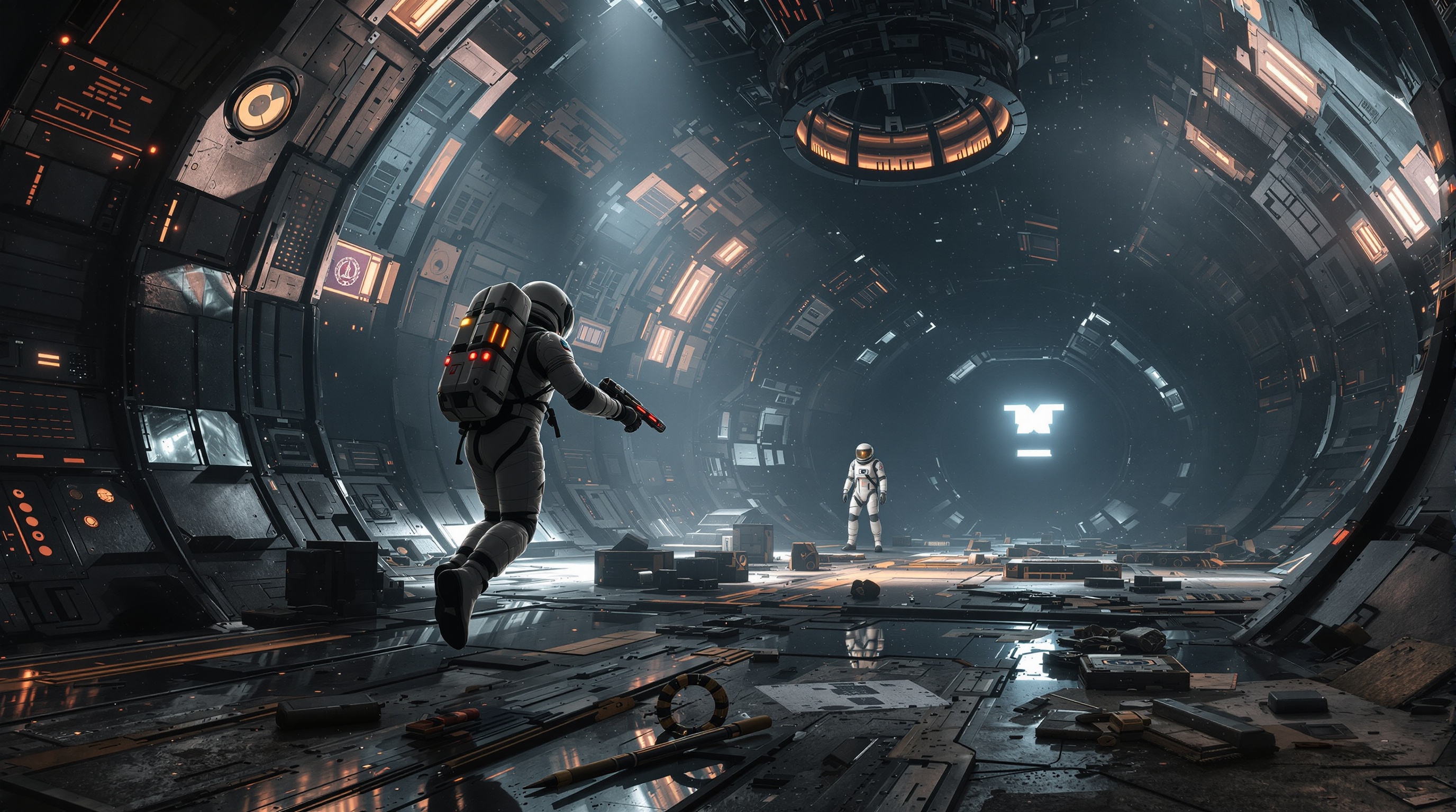 Entornos detallados de Red Matter 2 mostrando iluminación realista