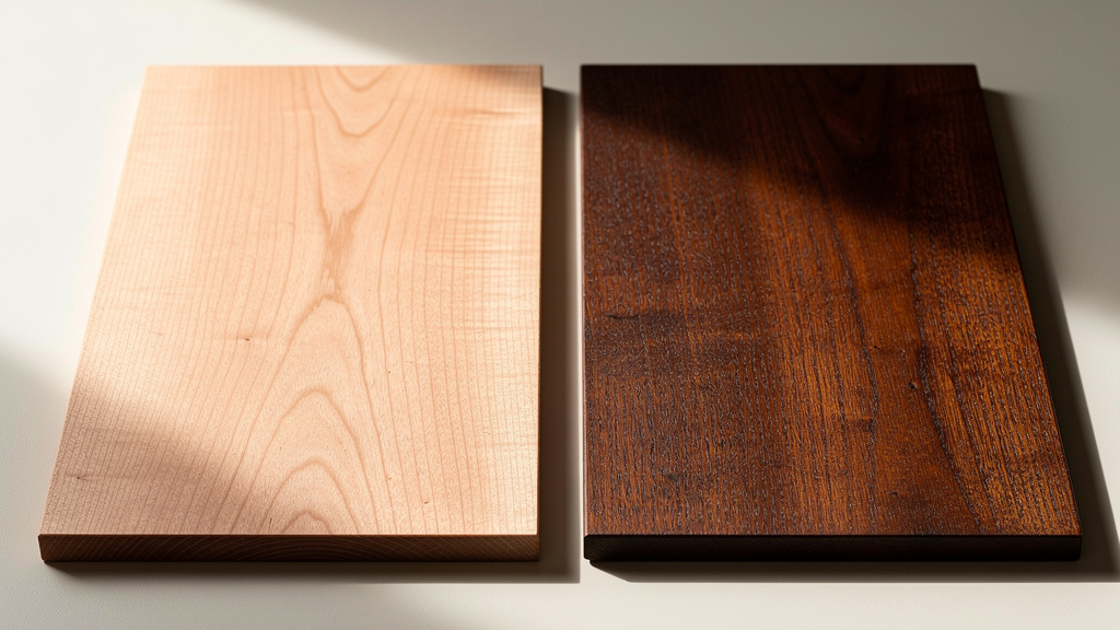 Évolution de la patine du bois de cerisier avec le temps