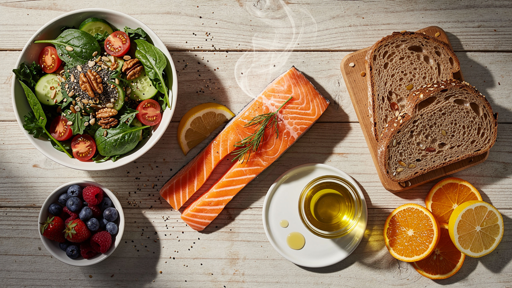 Nutritious Mediterranean diet supporting male fertility health