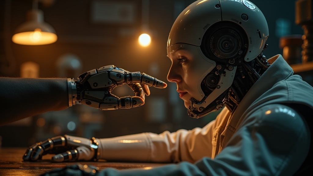 Mano robótica con piel artificial sosteniendo un objeto delicado gracias a la sensibilidad táctil