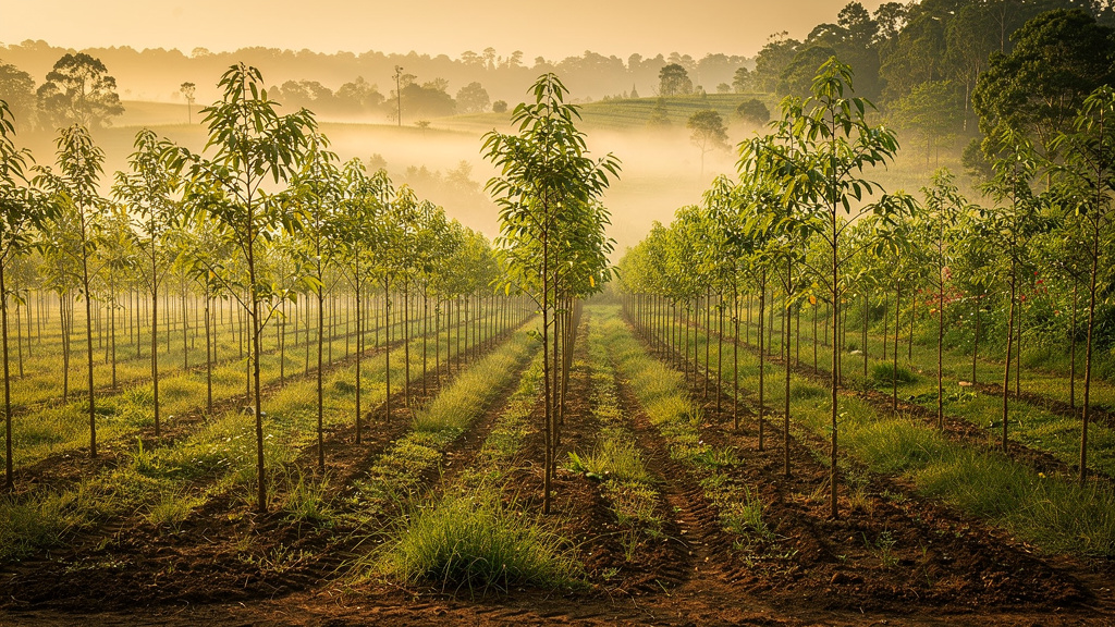 Plantation durable de bois de santal