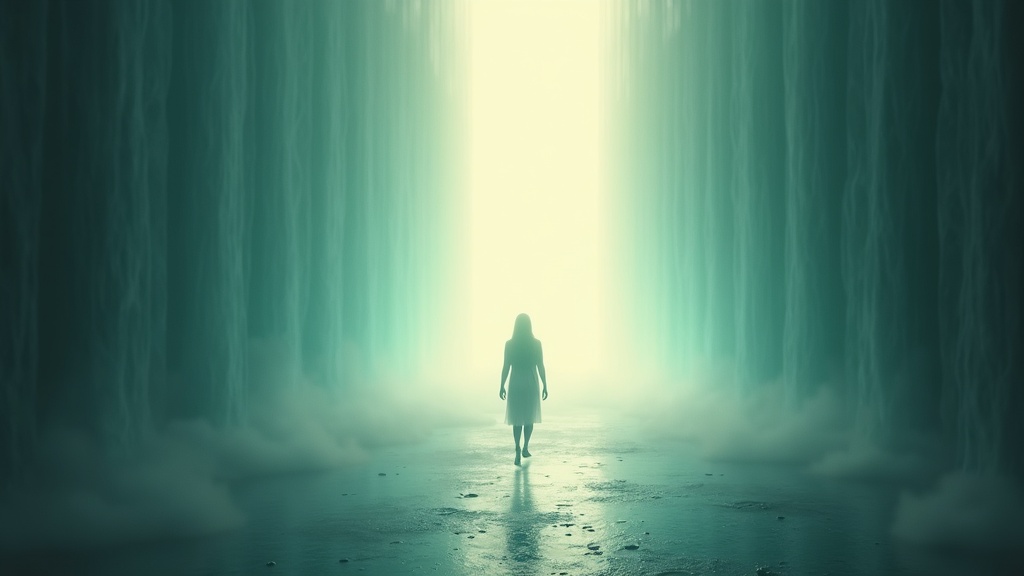 Persona experimentando una sesión de realidad virtual inmersiva para terapia