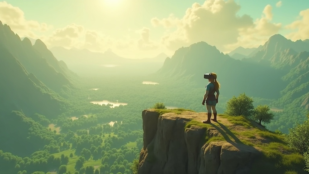 Vista en primera persona de Zelda Breath of the Wild con el mod BetterVR