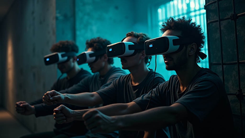 Un jugador celebrando tras escapar con éxito de la prisión virtual