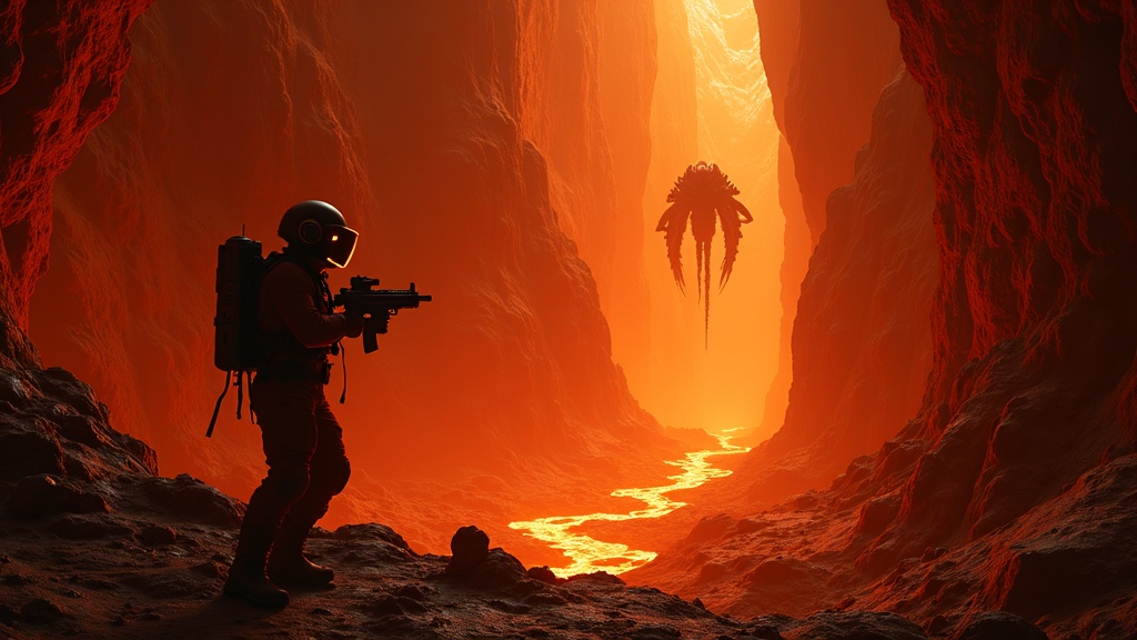 Combate contra alienígenas en el survival VR Into Black